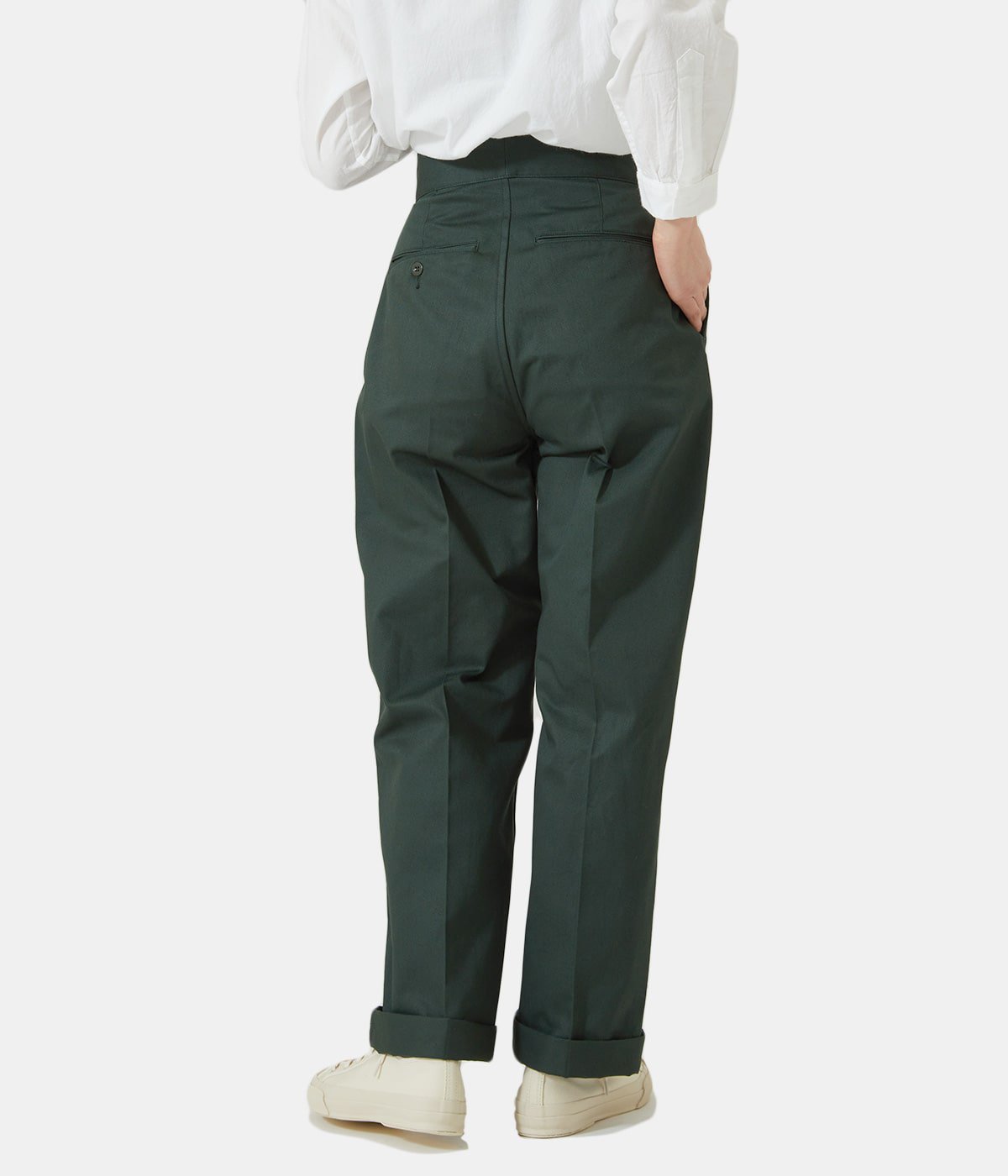 新品NEW】 リノ LENO DOUBLE BELTED GURKHA TROUSERS Kifoe