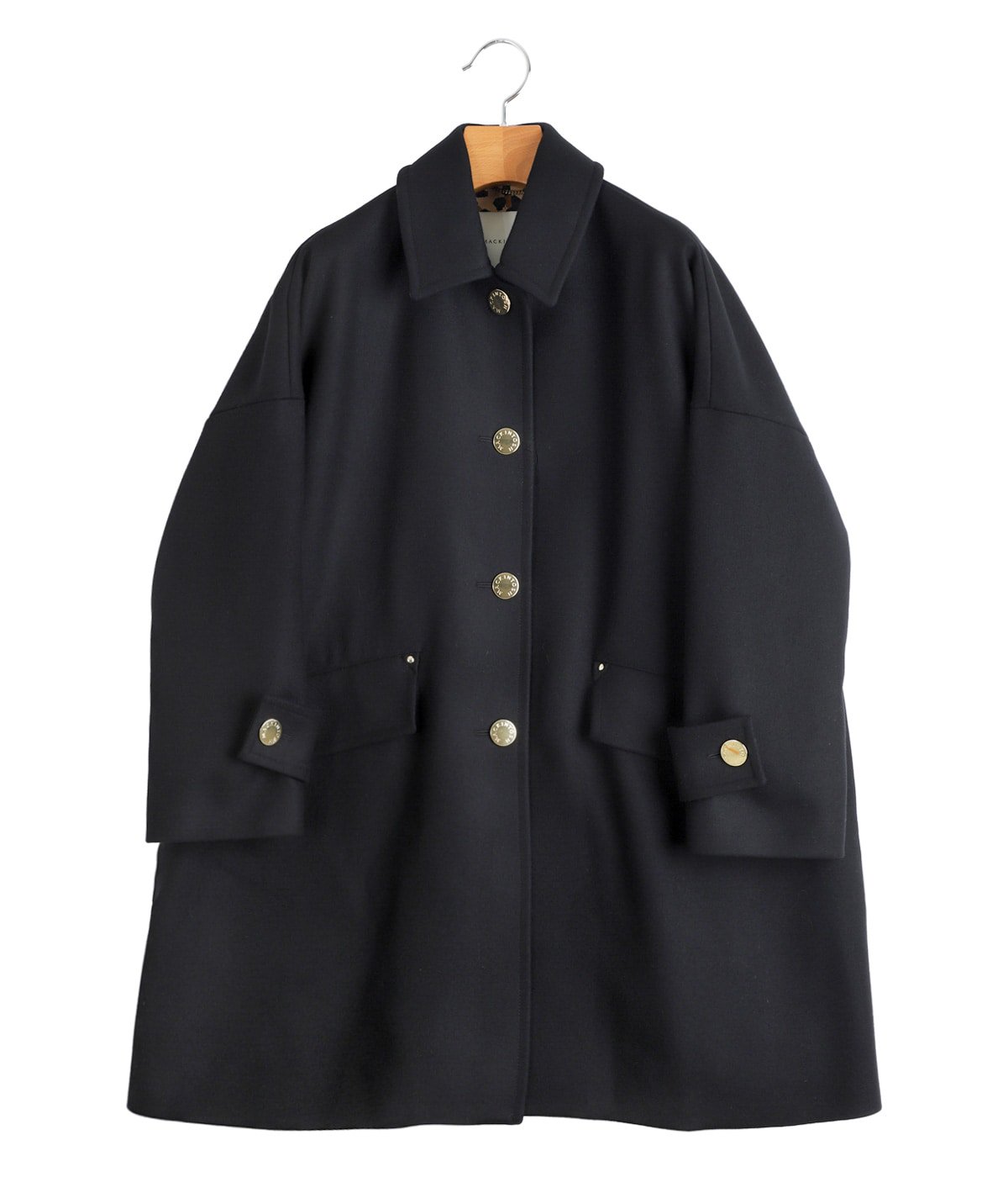 MACKINTOSH NEW HUMBIE ハンビーコートブラック レオパード レディース】NEW HUMBIE LEOPARD | MACKINTOSH(マッキントッシュ