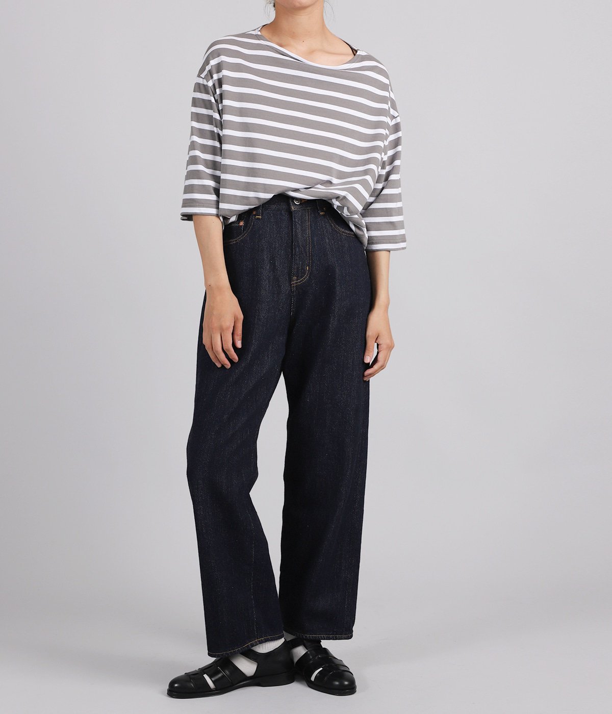 レディース】BOAT NECK HALF SLEEVE P.O. | ORCIVAL(オーシバル
