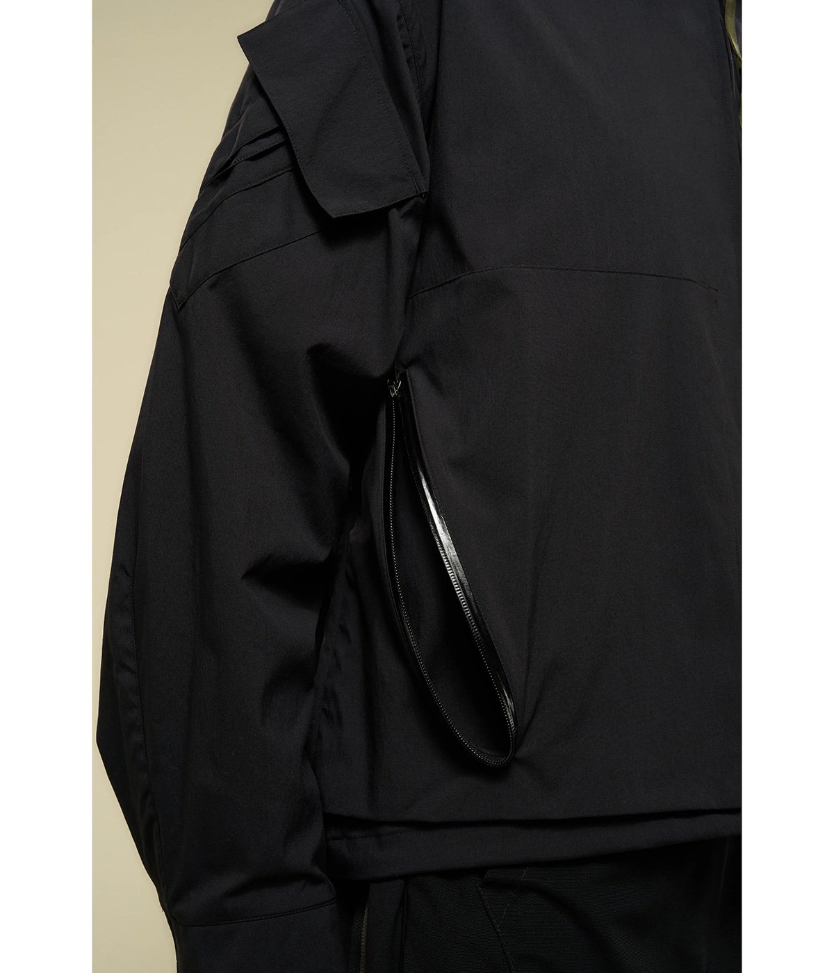 Miliken nylon spandex action zip shirt | ACRONYM(アクロニウム