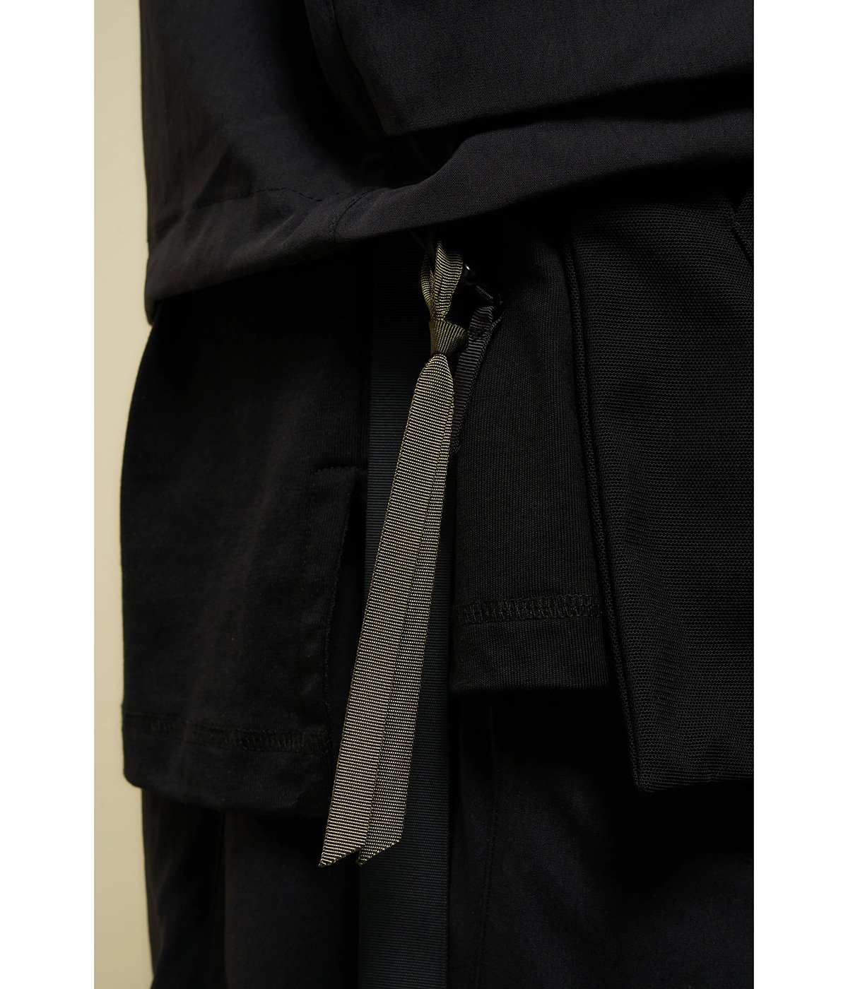 Miliken nylon spandex action zip shirt | ACRONYM(アクロニウム