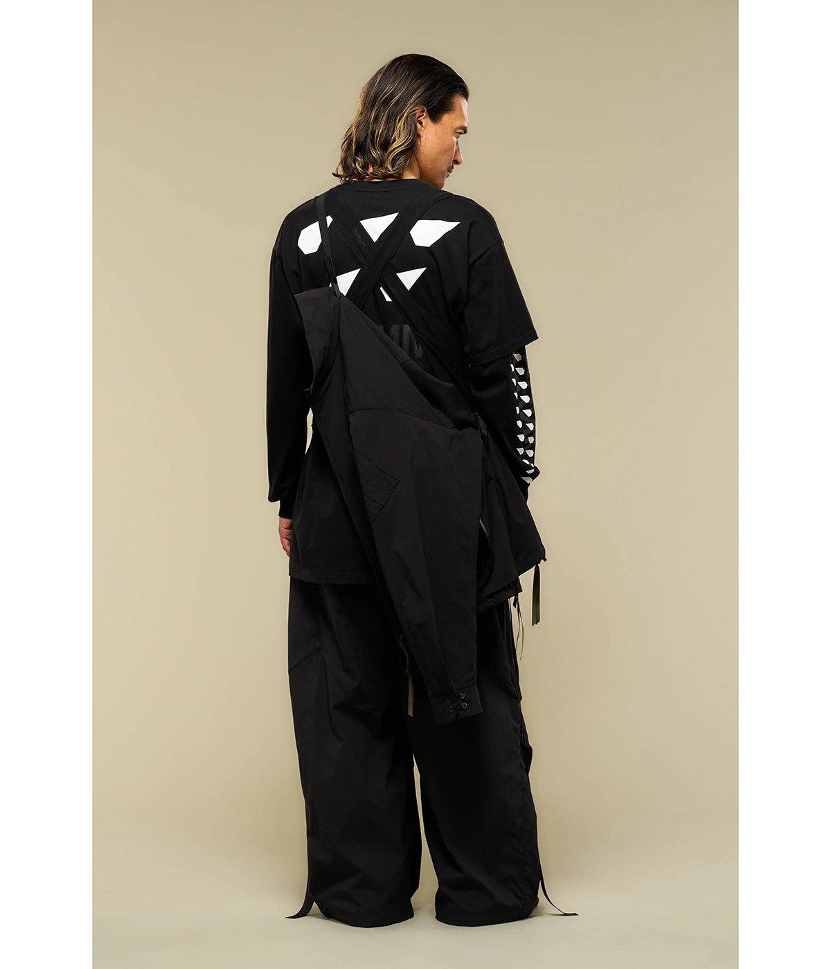 Miliken nylon spandex action zip shirt | ACRONYM Miliken nylon spandex action zip shirt | ACRONYM