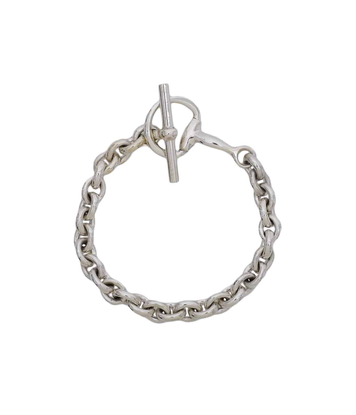 LAVER BIT CABLE CHAIN T BAR ブレスレット-