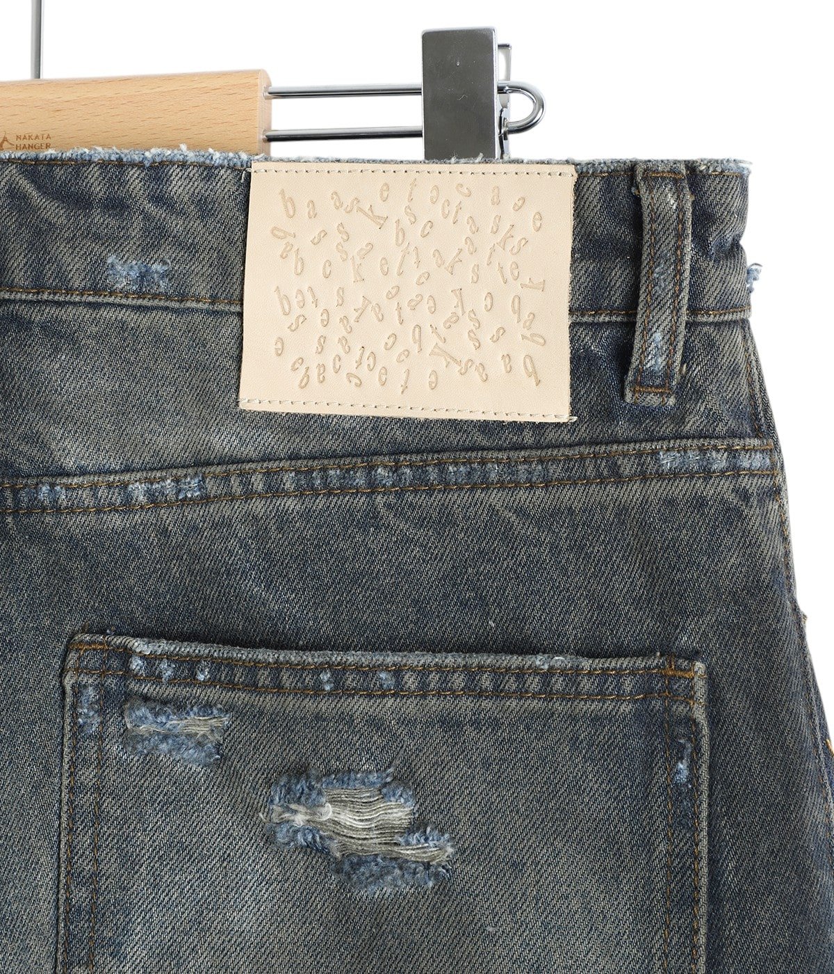 LAX BAGGY DENIM -junkyard wash- | Basketcase(バスケット LAX BAGGY DENIM -junkyard wash- | Basketcase(バスケット