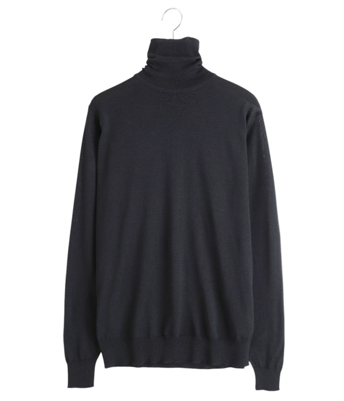 美品✨JOHN SMEDLEY ジョンスメドレー　ウール ニット ブラック M JOHN SMEDLEY（ジョンスメドレー） メリノウール 30ゲージ V