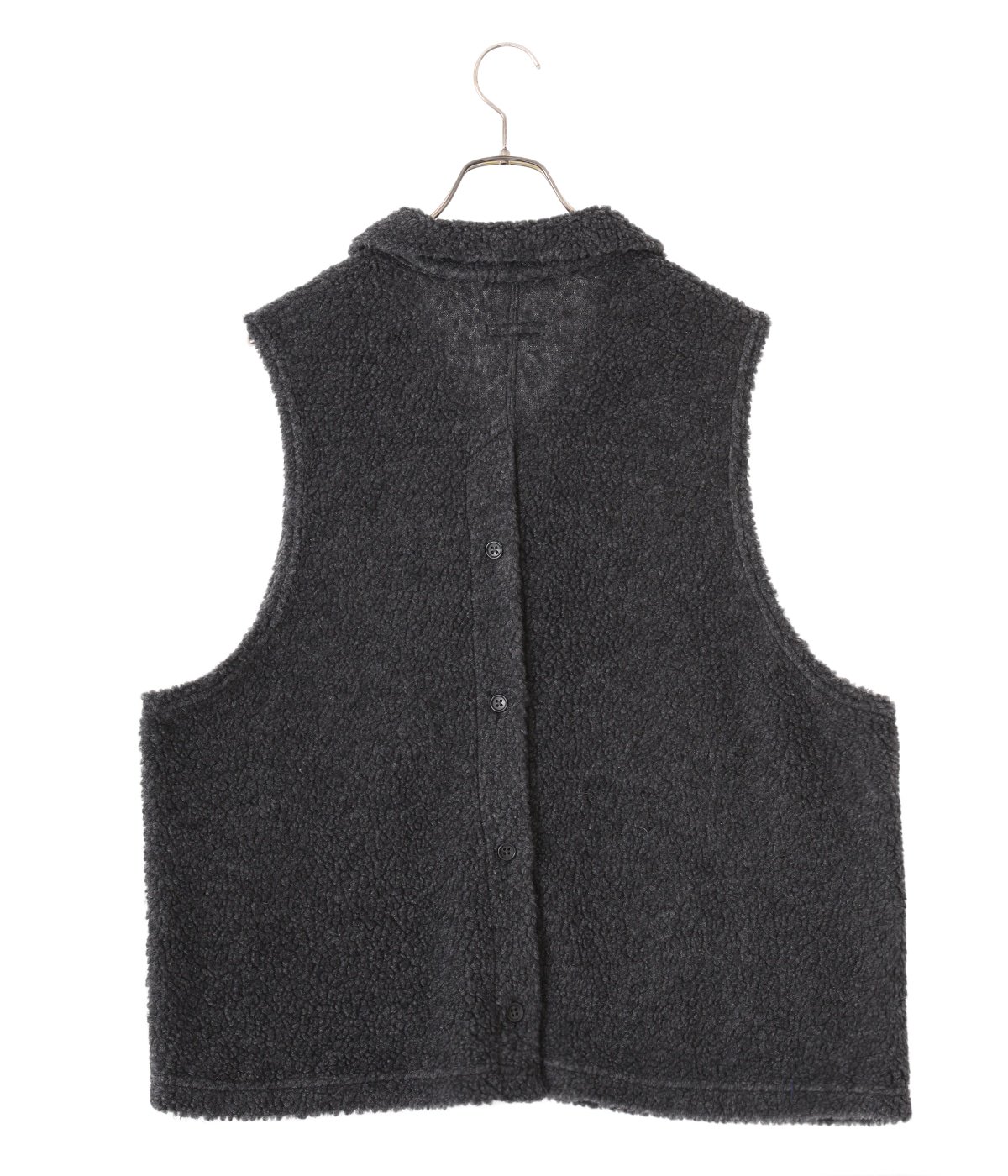 High Mock Knit Vest Wool Poly Shaggy Knit | ENGINEERED GARMENTS