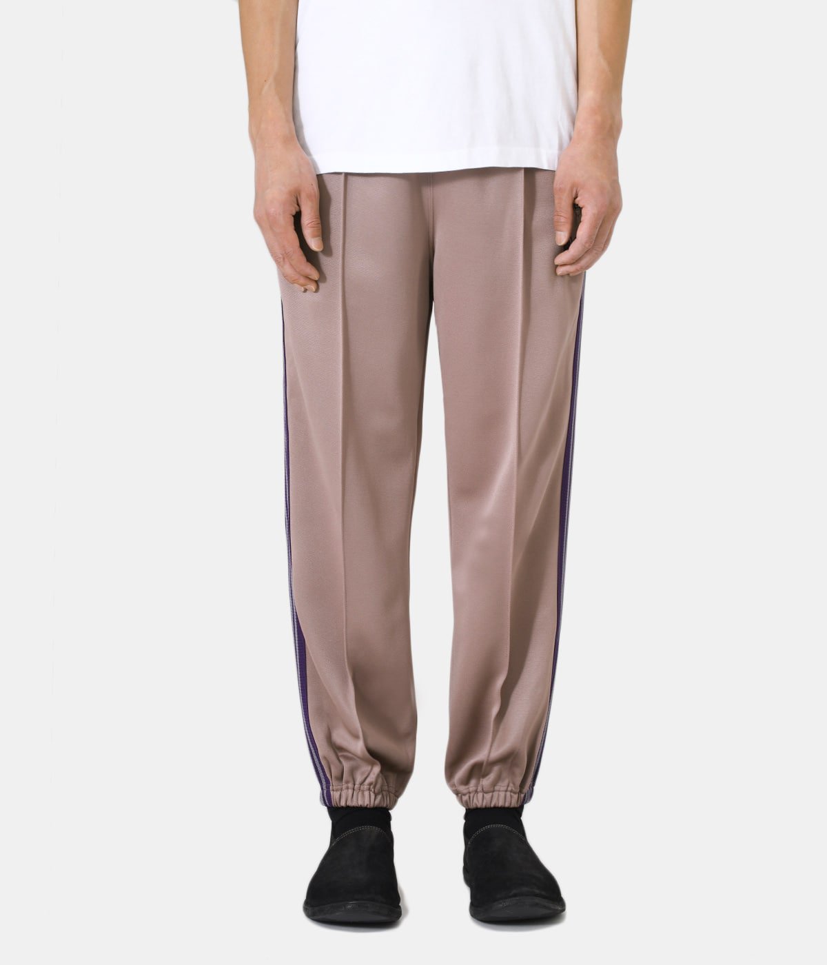 NEEDLES Zipped Track Pant Taupe | www.angeloawards.com