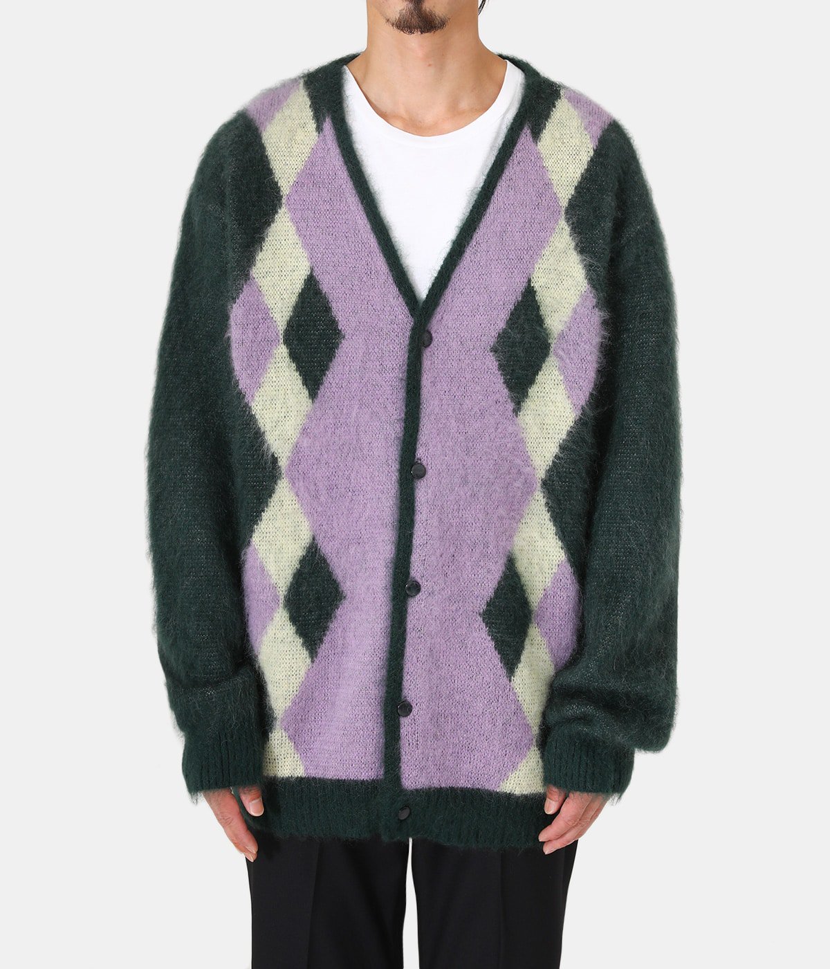 Mohair Cardigan - Diamond