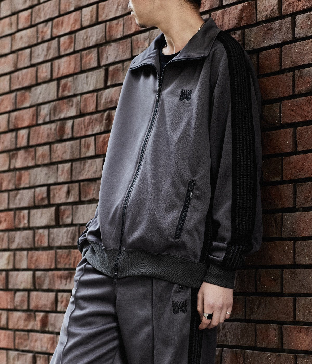 オシャレ 23ss Needles Arknets 別注 ストレート トラックパンツ