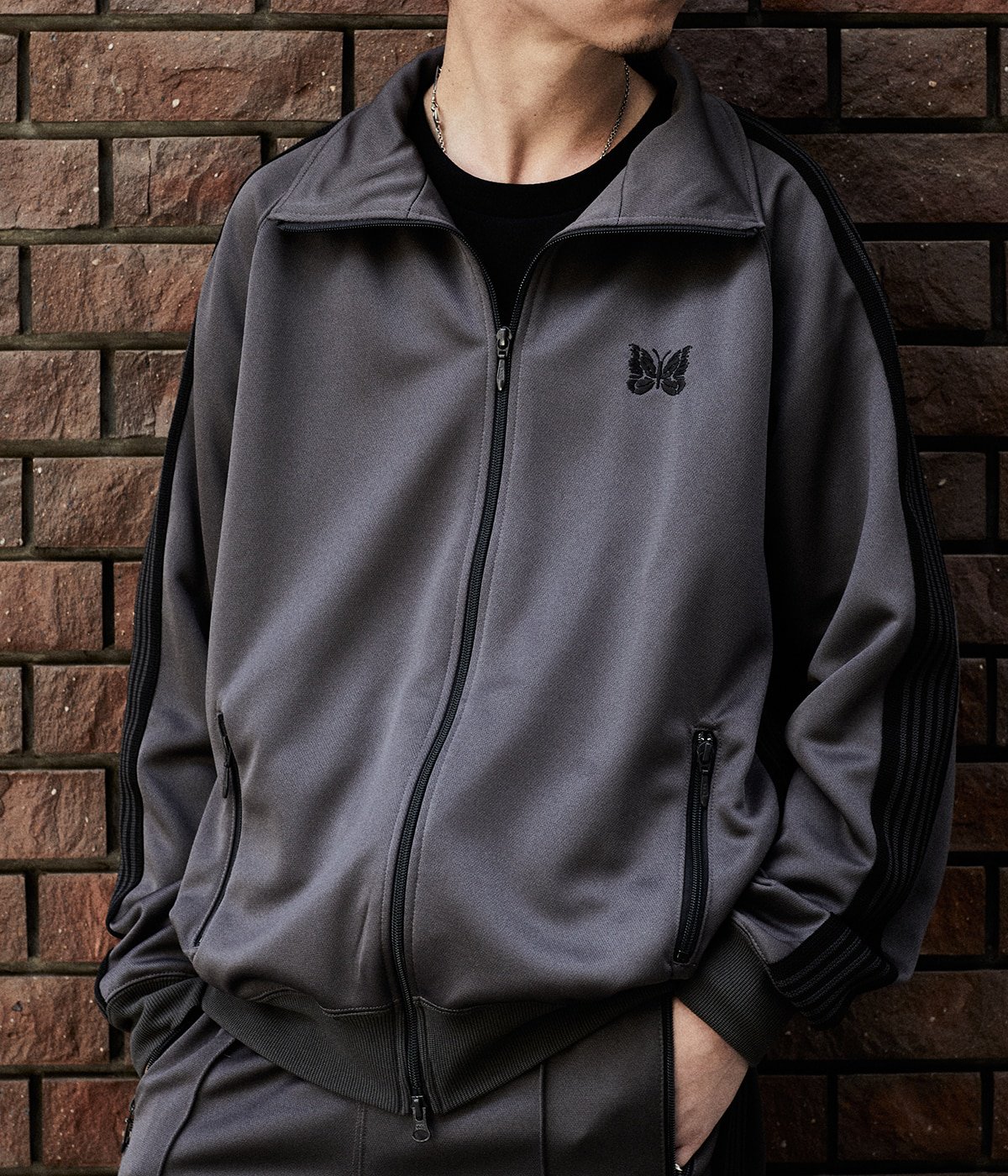 Needles ARK別注 Track Jacket チャコール XL-