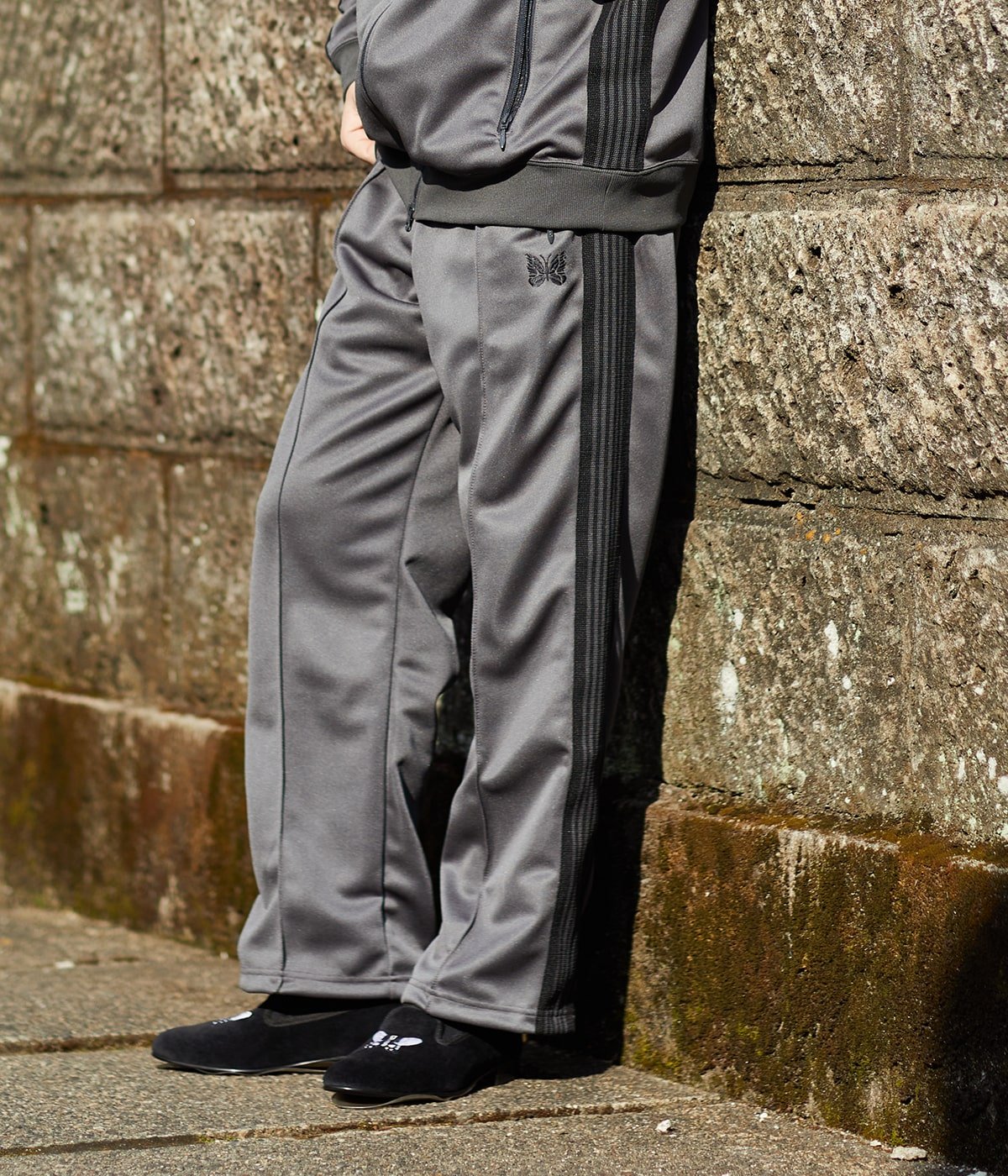 NEEDLES TRACKPANTS 別注STUDIOUS 23ss グレー