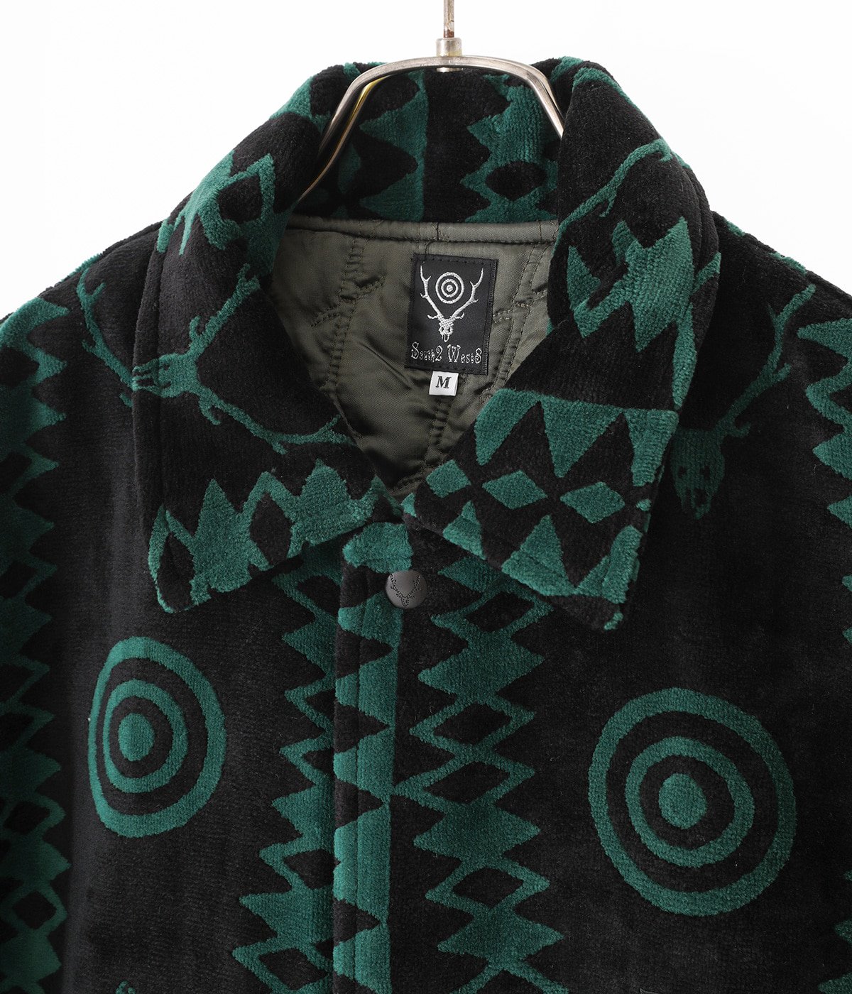 Coach Jacket Velvet Skull Target | South2 West8 DEER SKULL コーチ