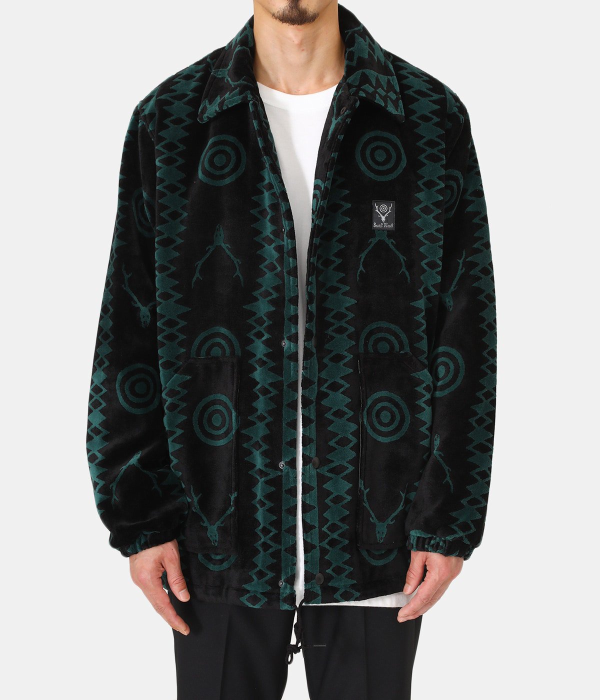 Coach Jacket - Velvet Jq. / Skull & Target | South2 West8(サウス