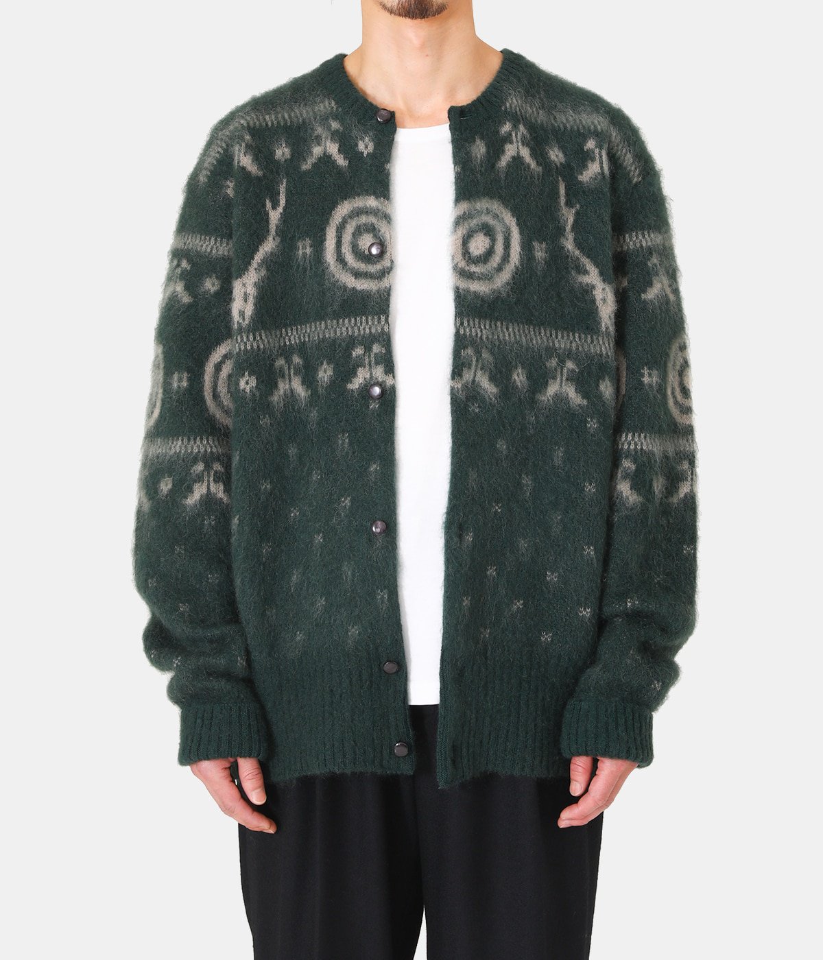 Loose Fit Crew Neck Cardigan - S2W8 Nordic | South2 West8(サウス