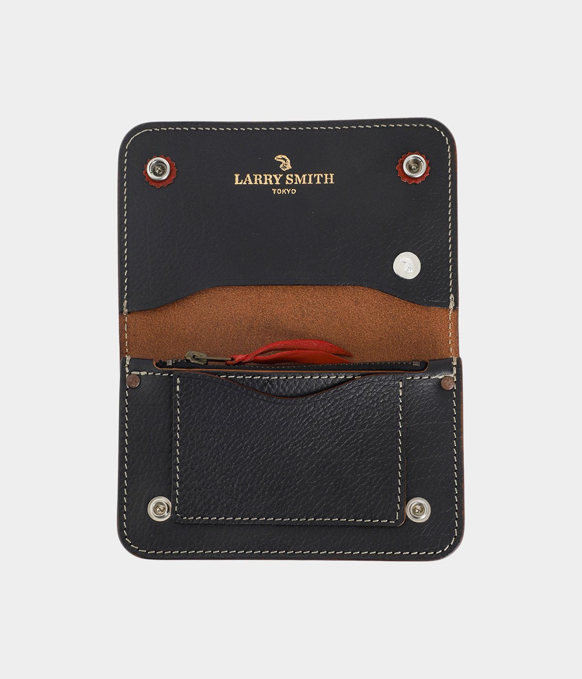 【訳あり】箱・証明書付LARRY SMITHラリースミストラッカーウォレット EMBOSSED TRUCKERS WALLET (SMALL) | LARRY SMITH(ラリースミス