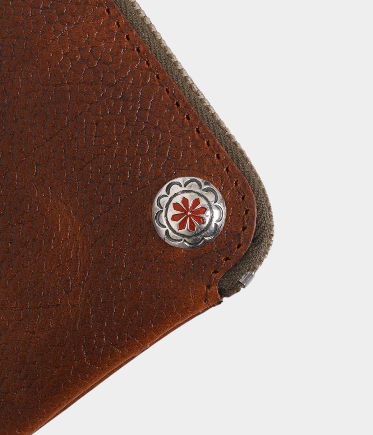 EMBOSSED L ZIPPER SHORT WALLET | LARRY SMITH(ラリースミス