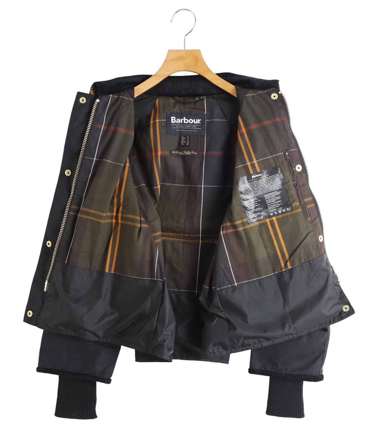 Barbour レディース38 レディース】BARBOUR CROPPED BEADNELL WAX JACKET | Barbour(バブアー