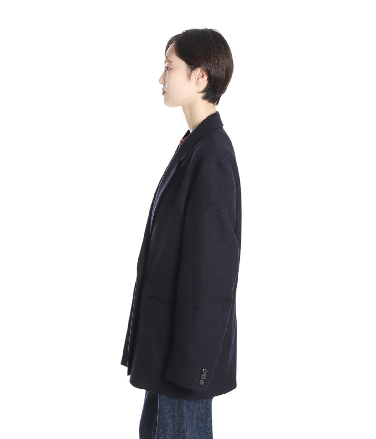 seya. COLLARLESS JACKET  ジャケット　サイズM seya. COLLARLESS JACKET ジャケット サイズM CRISTASEYA