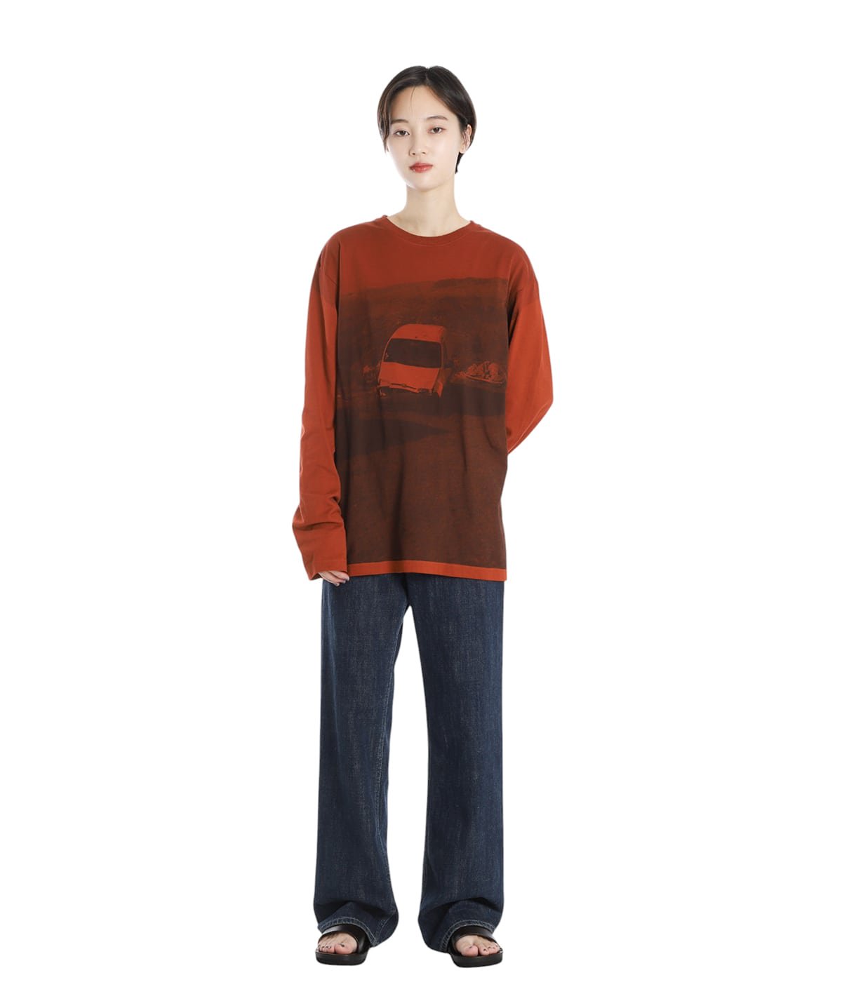 トップス seya レディース】PRINTED LONG T-SHIRT | seya.(セヤ) / トップス