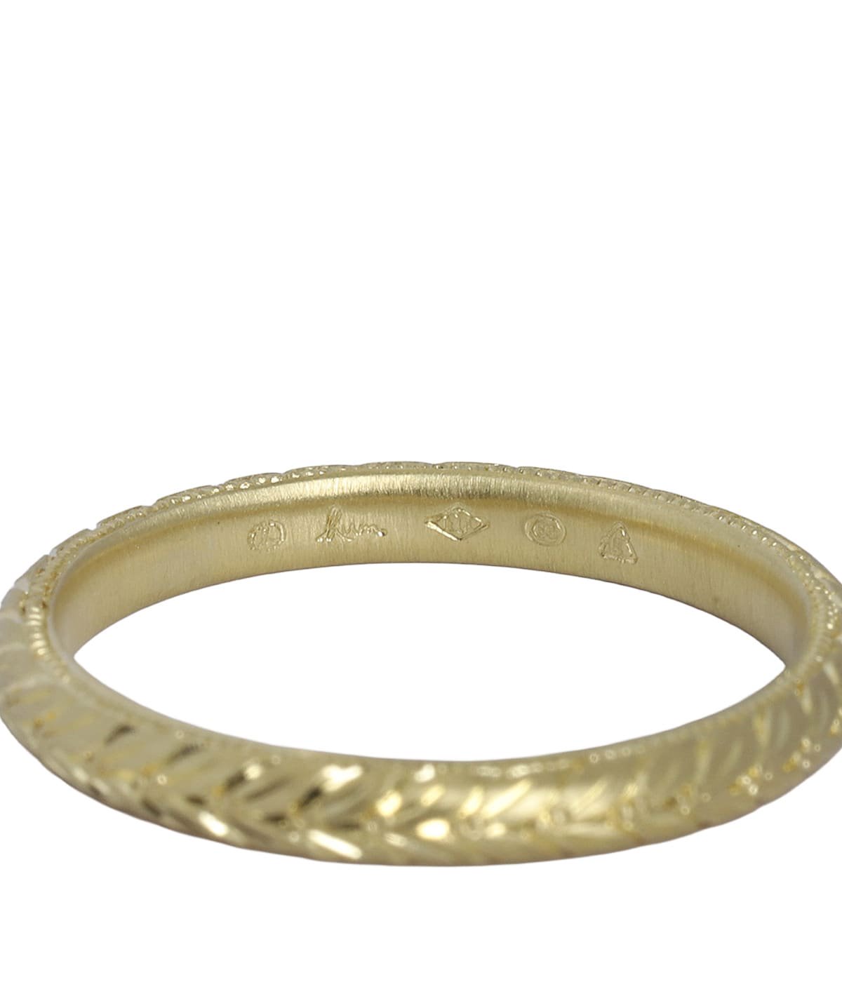 【hum】リング【K18GG】 CARVING RING K18GG | hum(ハム) / アクセサリー リング (メンズ)の