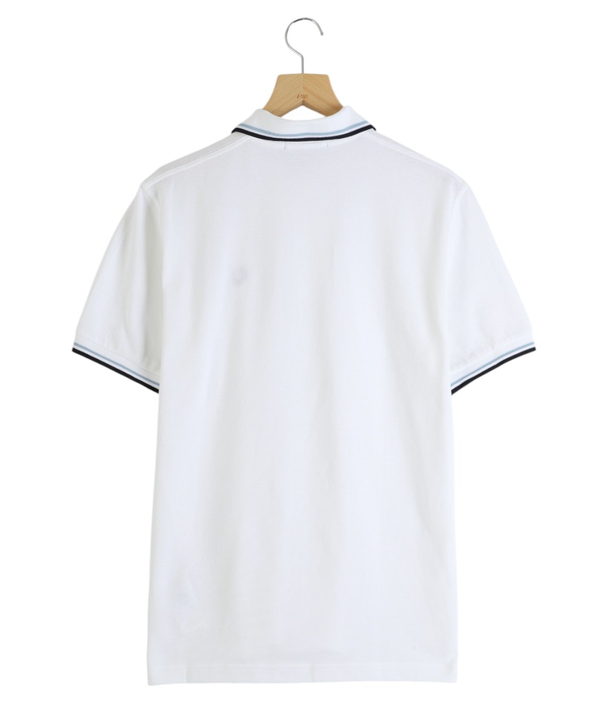 FRED PERRY フレッドペリー　ポロシャツ　ホワイト 正規取扱店 FRED PERRY (フレッドペリー) G12 THE ORIGINAL TWIN