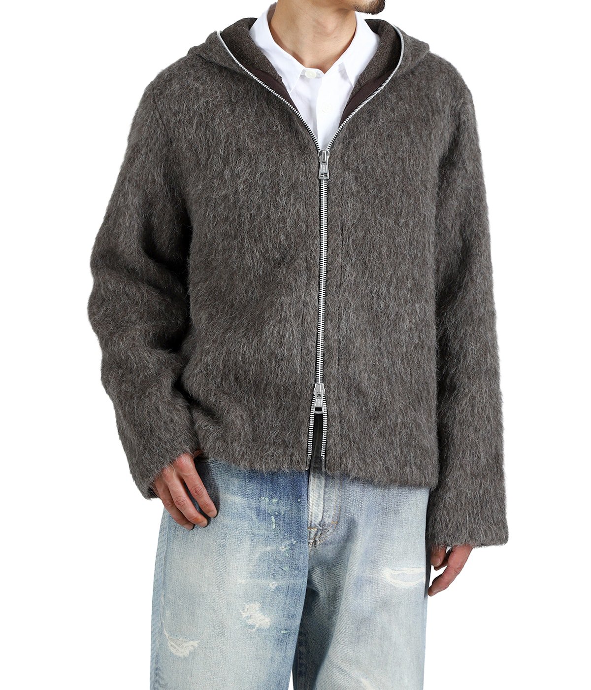 model(175cm / 60kg)B85 W75 H92 着用サイズ：44