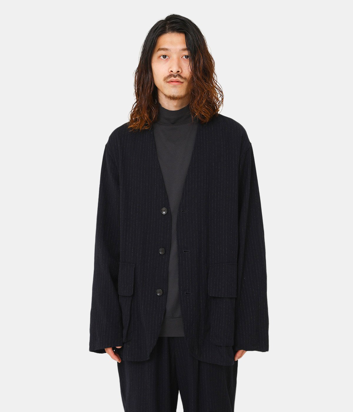 FIELDMAN JACKET - wool×silk stripe - | marka(マーカ) / アウター