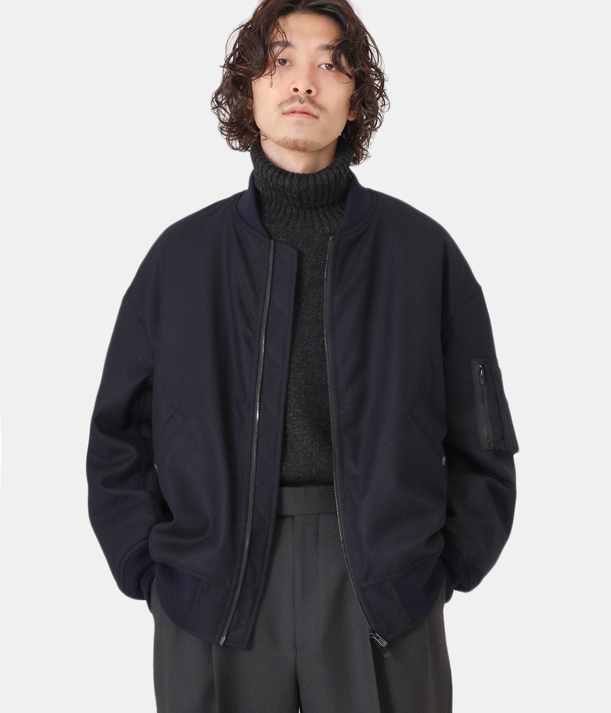 marka PUFFED BOMBER JACKET-www.guanjuntan.com