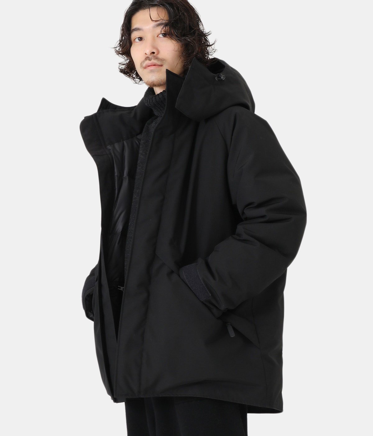 OVERSIZE DOWN PARKA - recycle pe organic cotton weather - | marka
