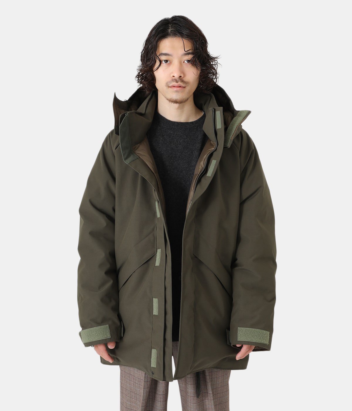 OVERSIZE DOWN PARKA - recycle pe organic cotton weather - | marka