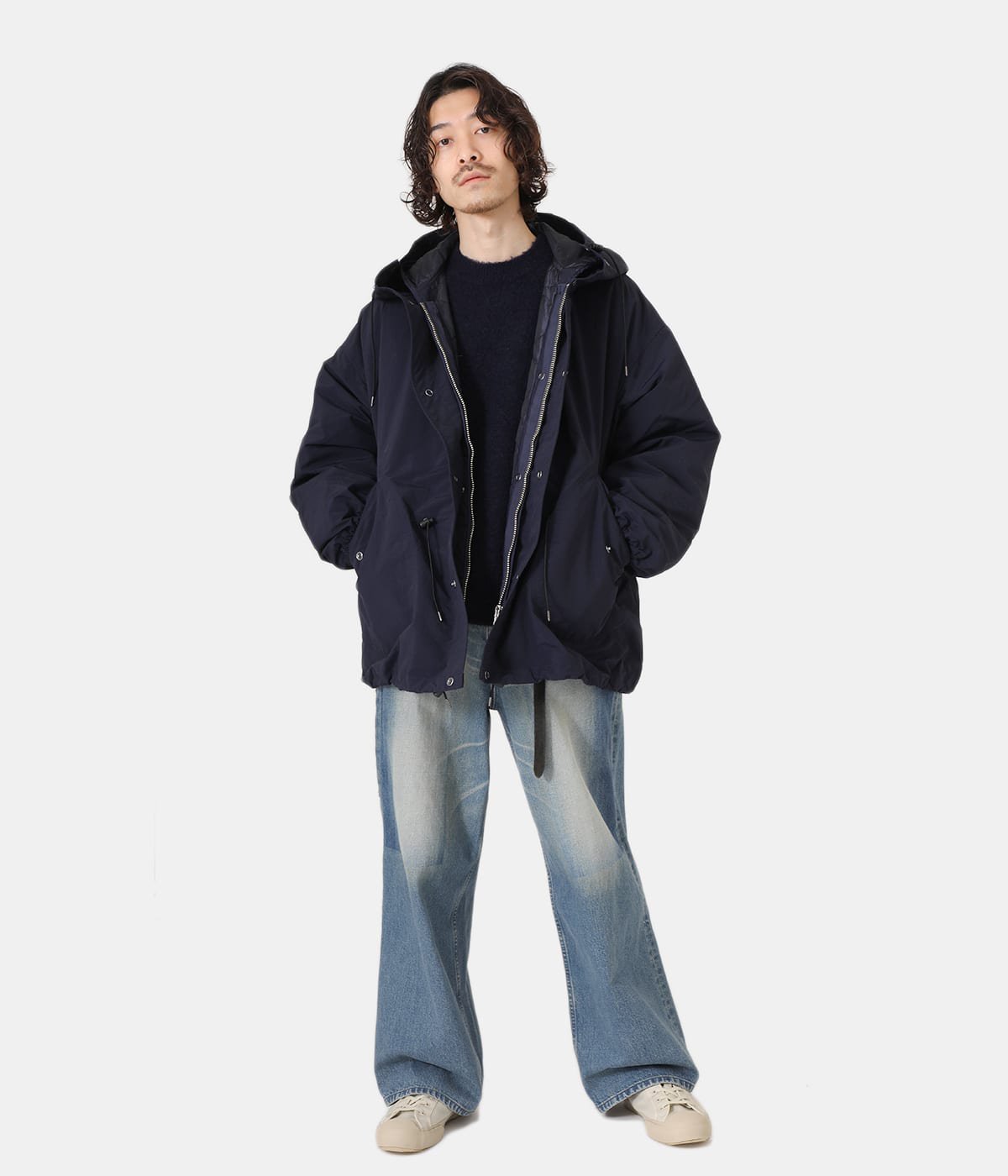 LINING SNOW PARKA - recycle nylon tusser - | marka(マーカ