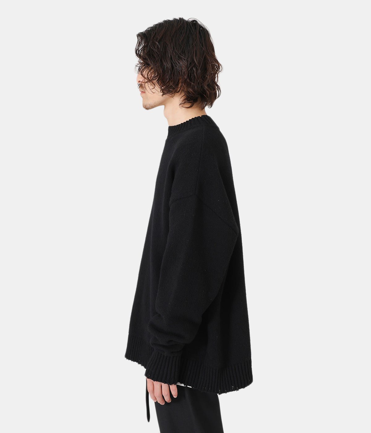 CREW NECK JUMPER 7G - boucle wool - | marka(マーカ) / トップス