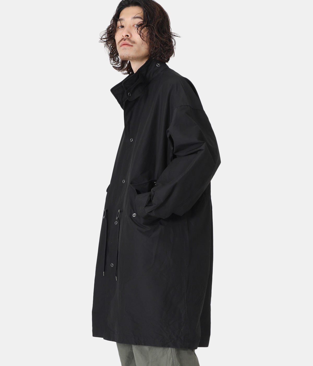 MODS COAT - organic cotton × bratac silk taffeta - | marka(マーカ