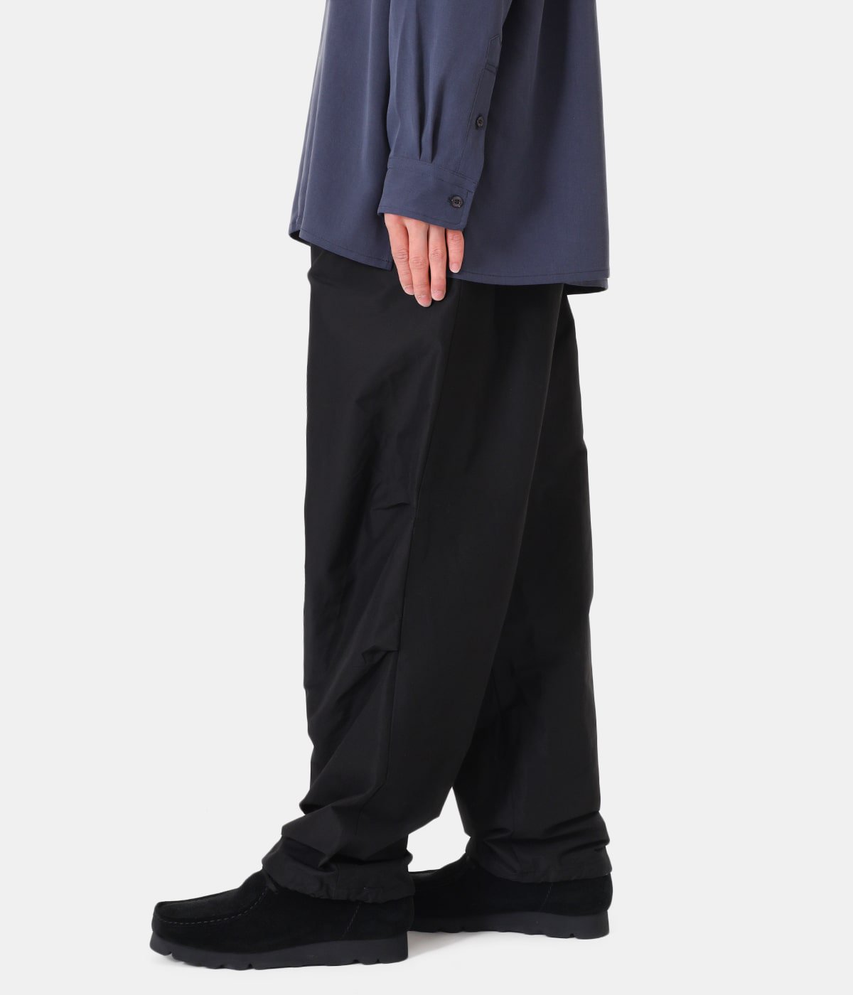 マリナボーダー marka marka / マーカ ： KNEE TUCK PANTS - organic