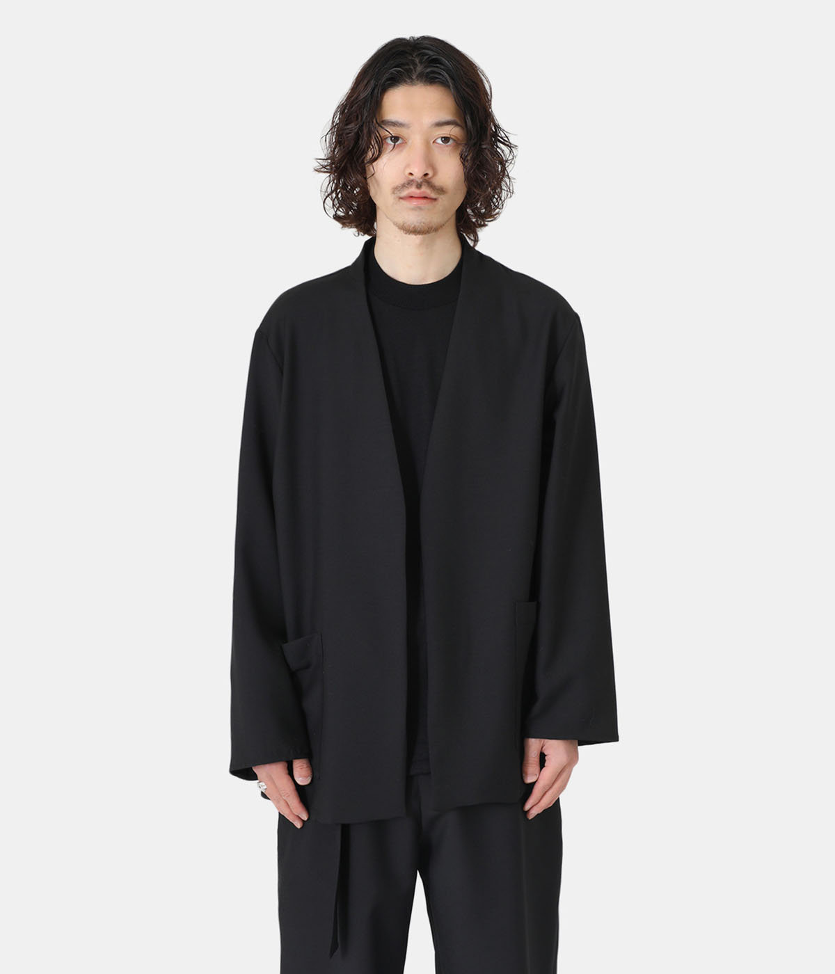 注目の福袋！ 【送料無料】marka / マーカ : LAPELLESS SHIRT JACKET