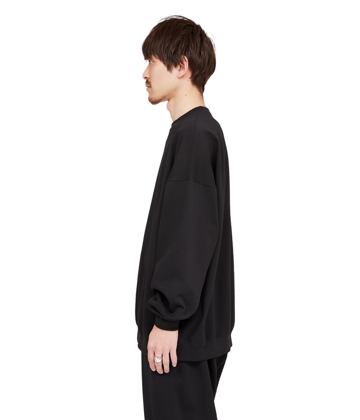 OVERSIZE CREW NECK - 20//1 recycle suvin organic cotton knit