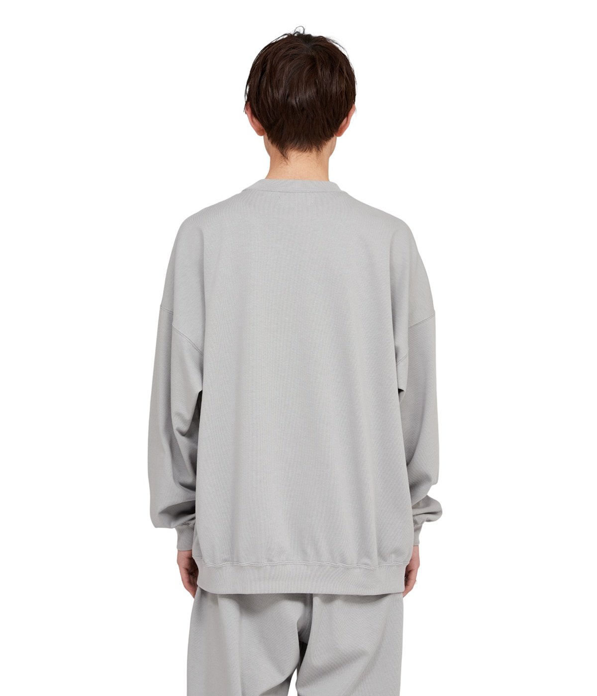 OVERSIZE CREW NECK - 20//1 recycle suvin organic cotton knit