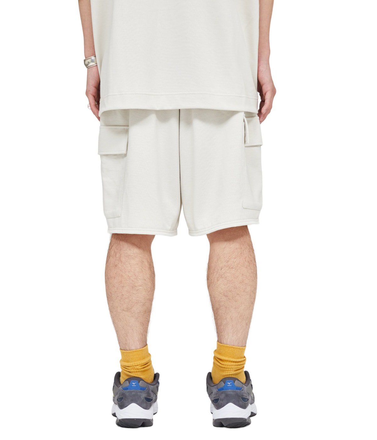 CARGO SHORTS - 20//1 recycle suvin organic cotton knit -