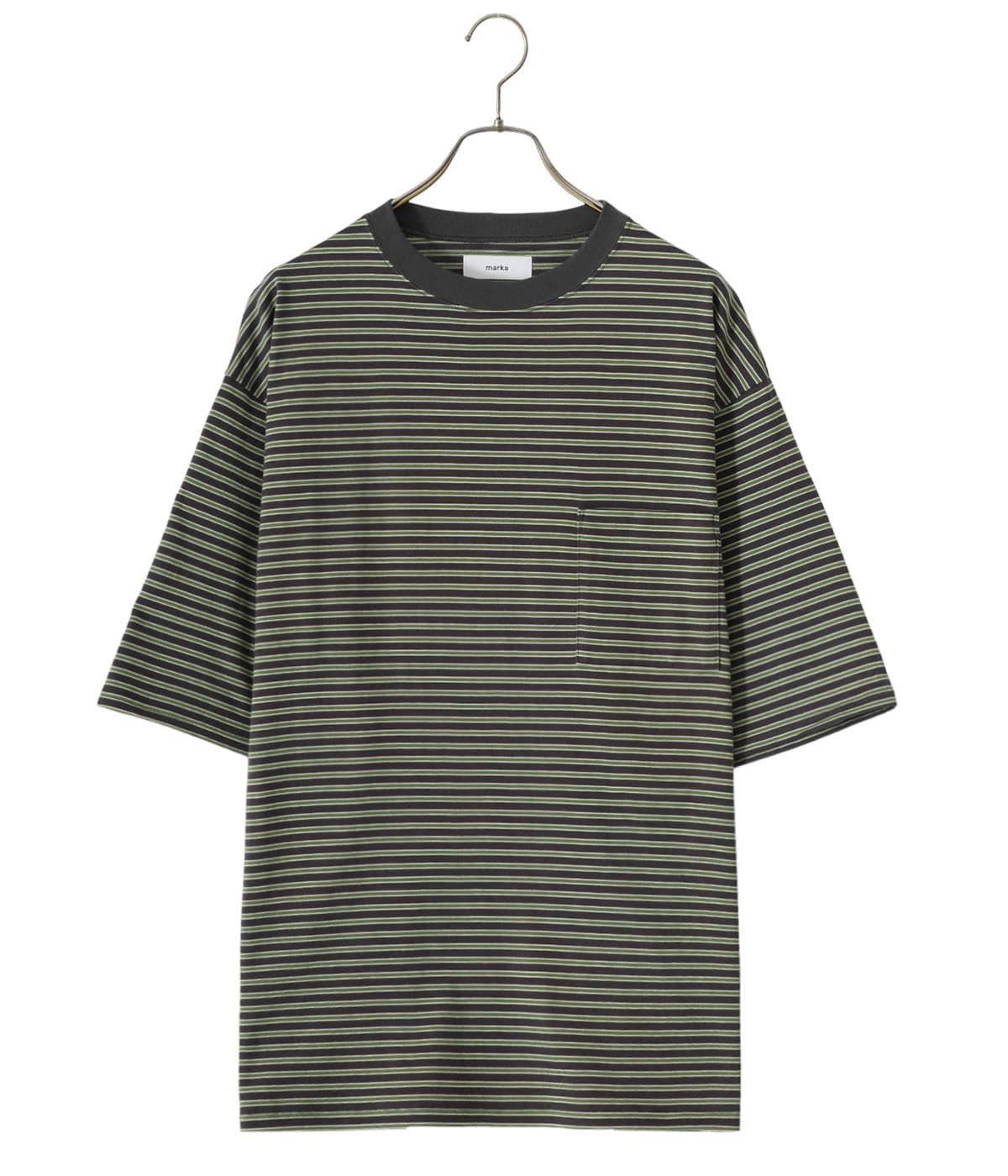 BORDER TEE S/S - 30/2 organic cotton knit border - | marka(マーカ