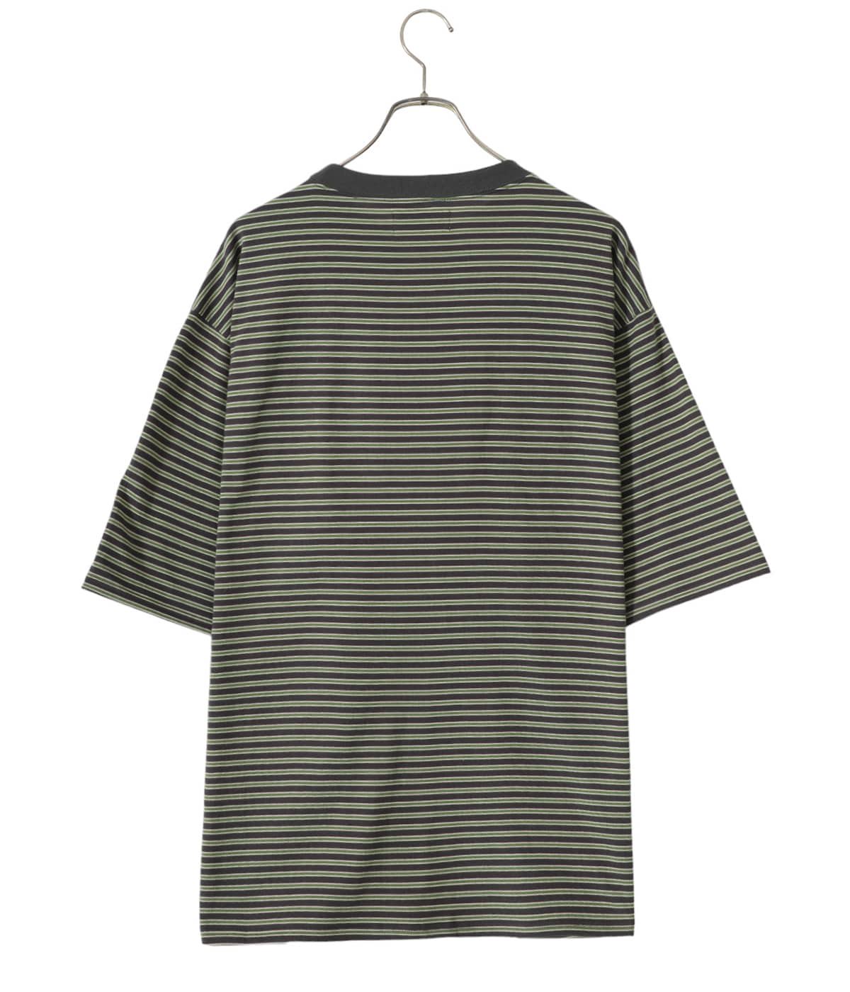 BORDER TEE S/S - 30/2 organic cotton knit border - | marka(マーカ