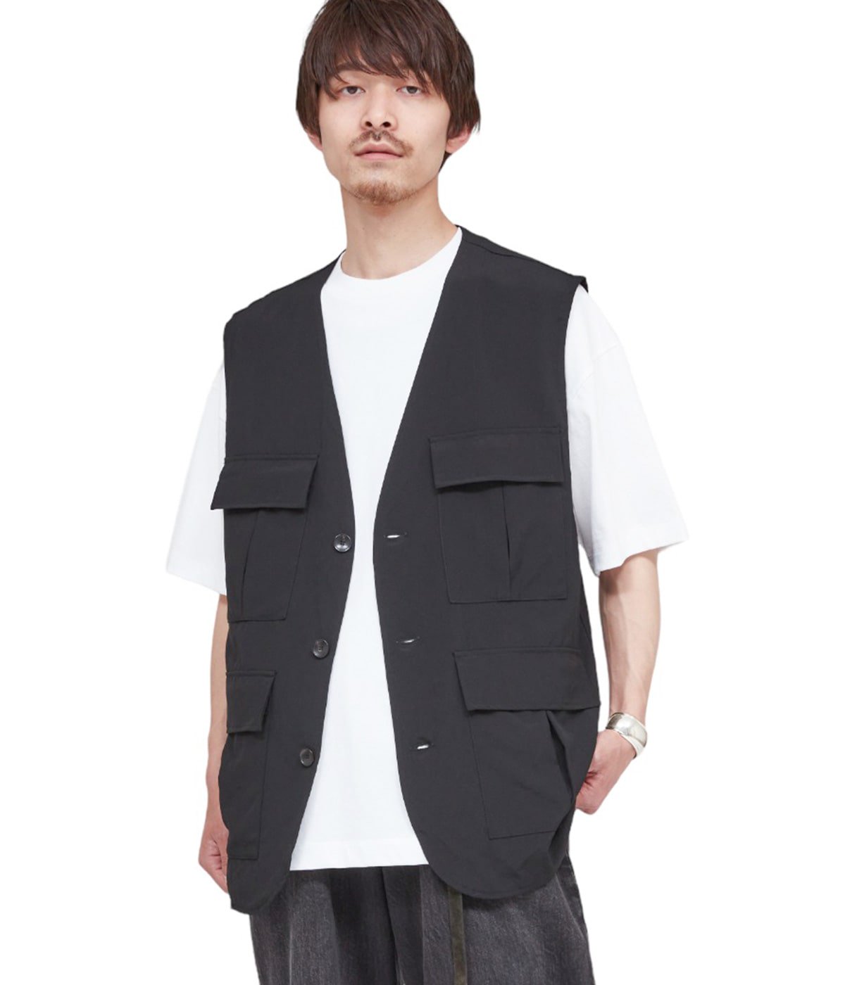 MARKA マーカ SAFARI VEST サファリベスト 1 ブラック - ベスト