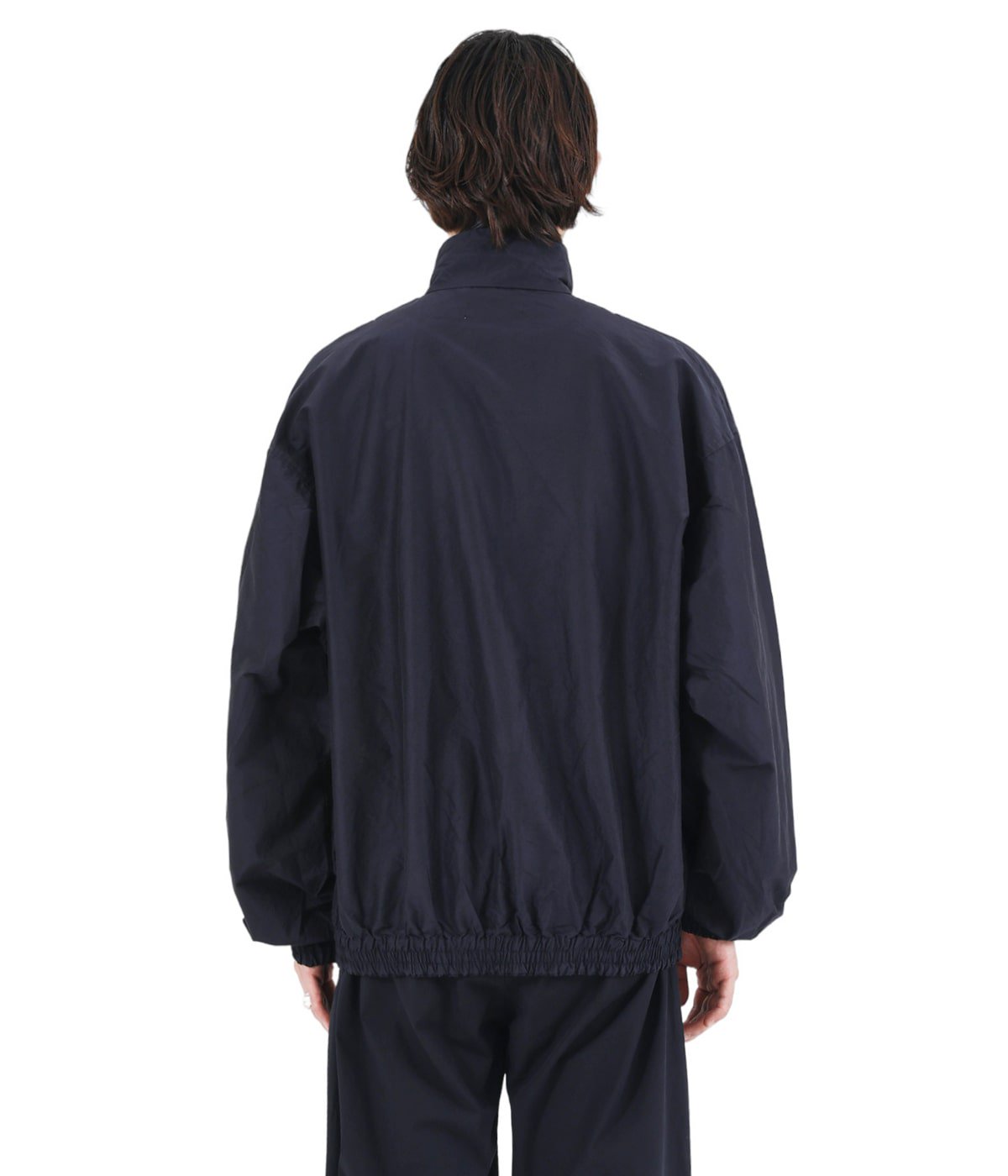 TRACK JACKET - organic cotton×silk high count typewriter - | marka