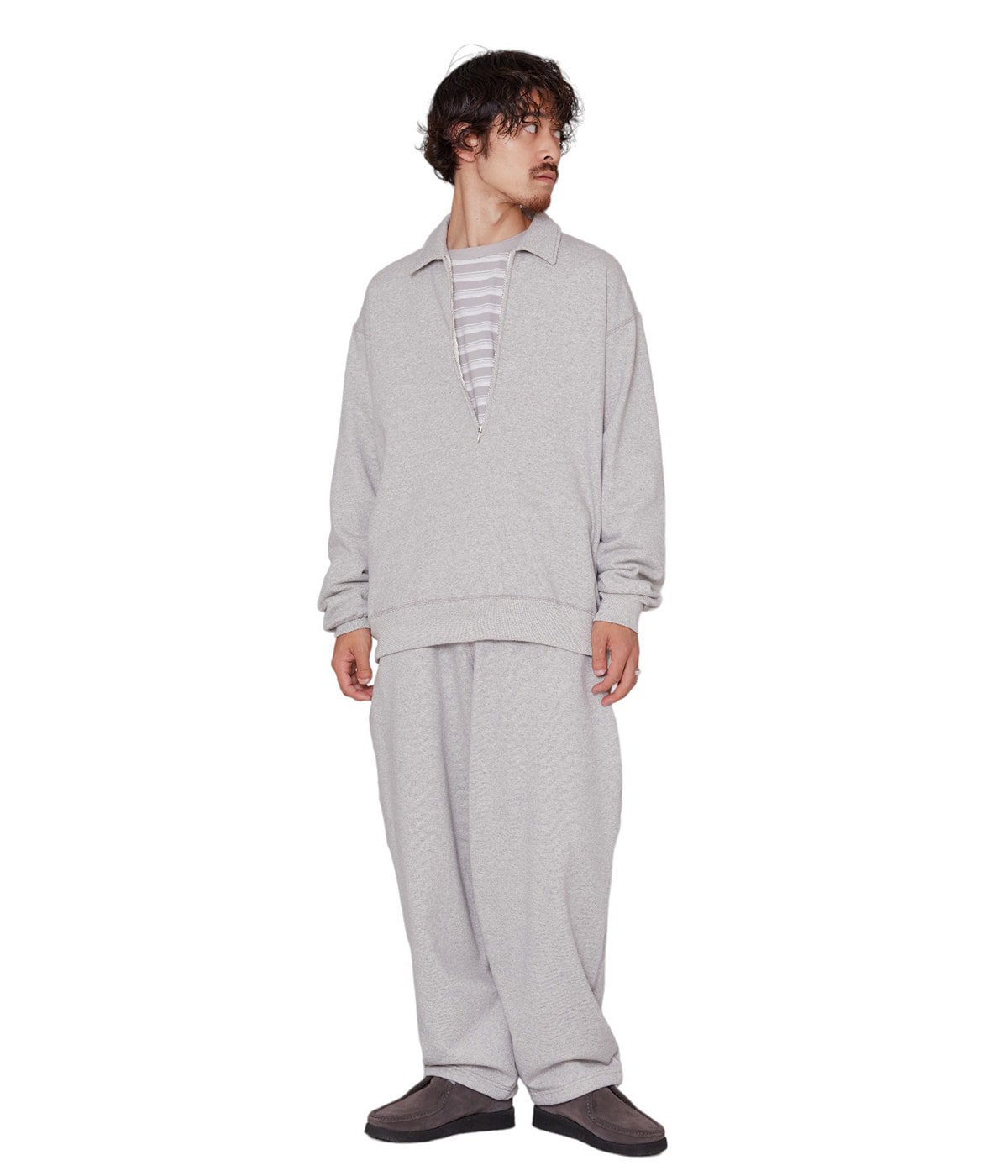 GYM PANTS - organic cotton knit fleece - | marka(マーカ) / パンツ