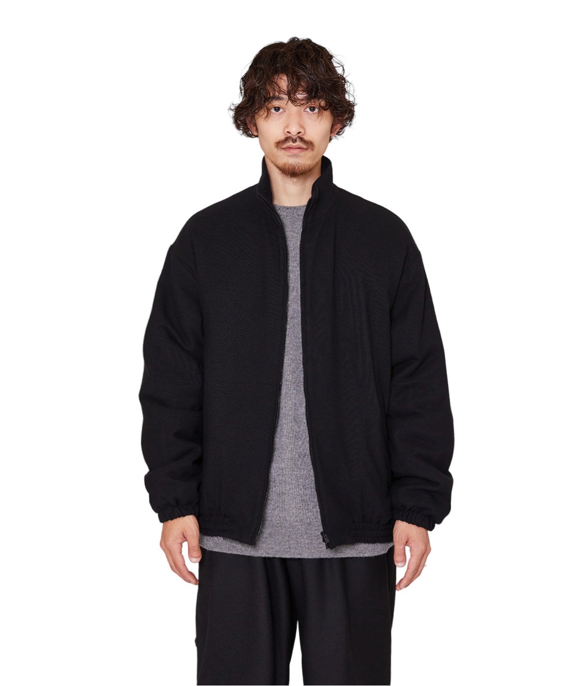 PUFFED TRACK JACKET - super140's wool cloth - | marka(マーカ