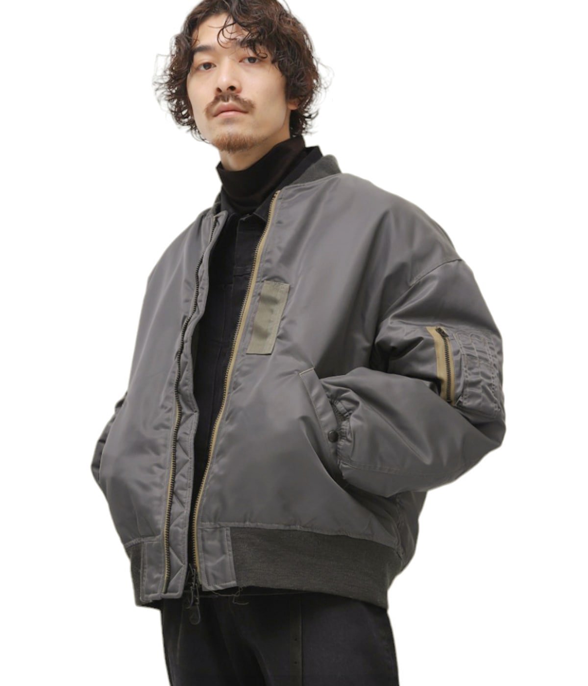 marka 66NYLON TWILL HUGE MA-1 M マーカ - フライトジャケット