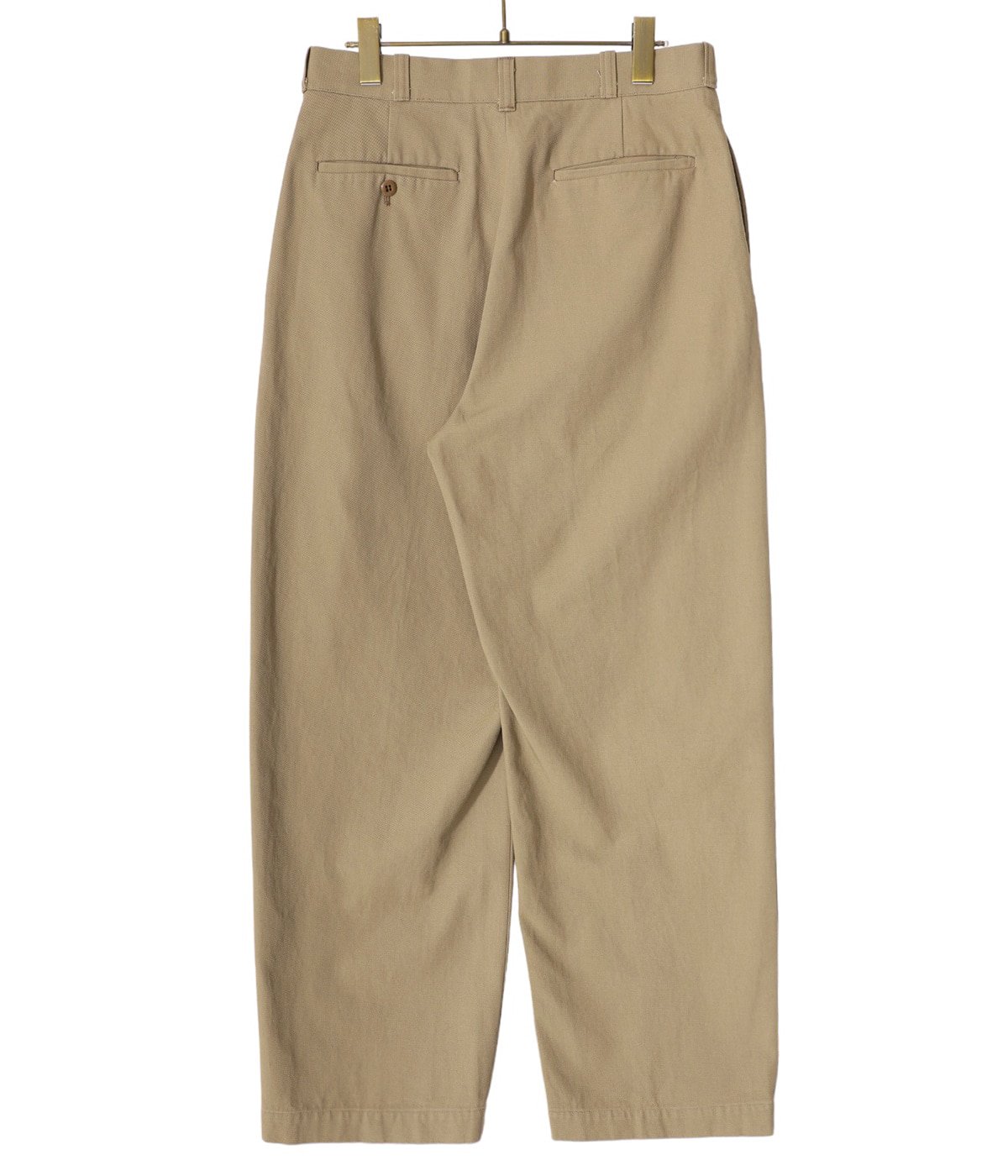 U.S.ARMY CHINO TROUSERS - organic cotton gabardine - | marka