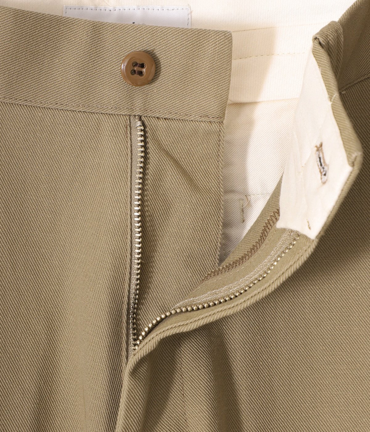 U.S.ARMY CHINO TROUSERS - organic cotton gabardine - | marka