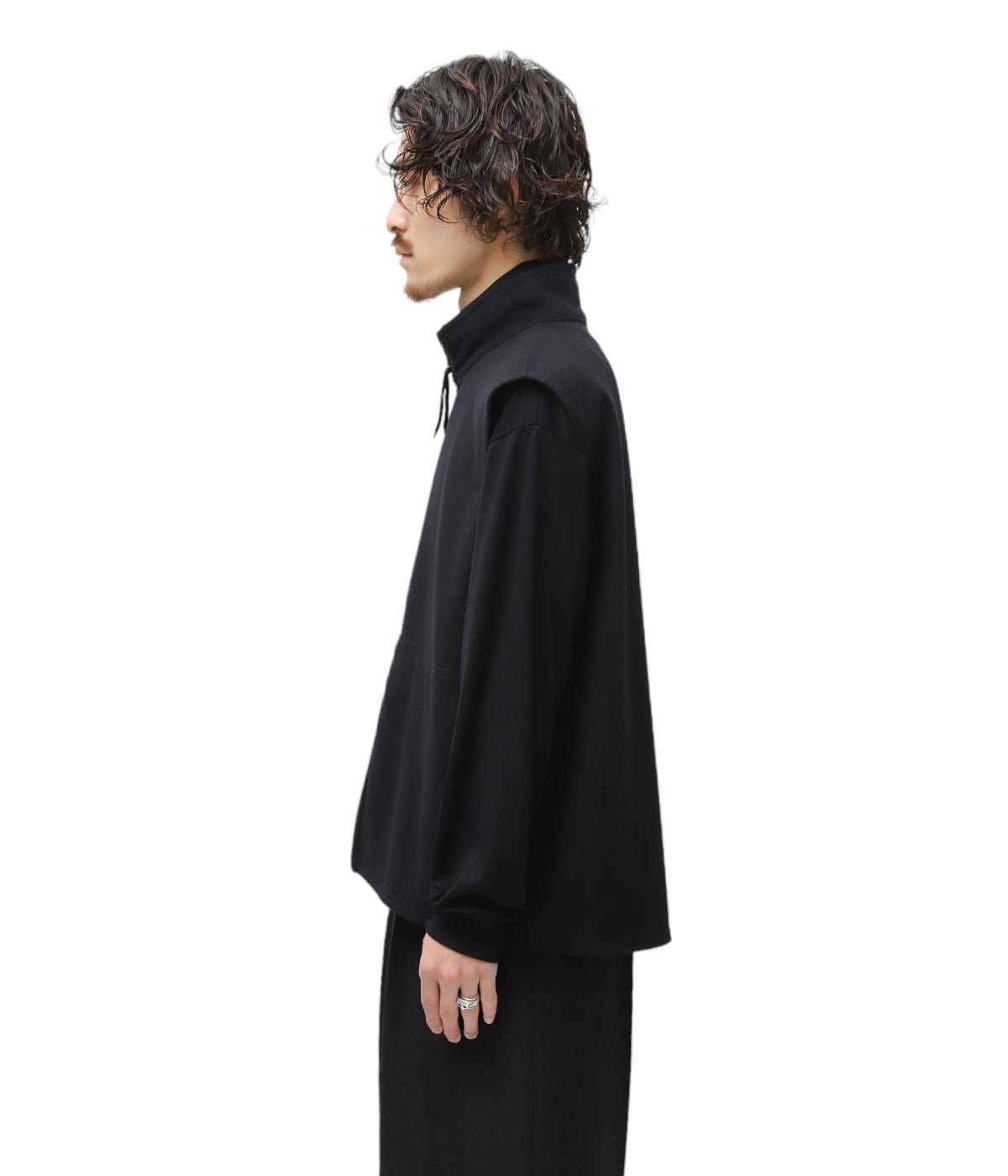 ZIP UP VEST - wool silk beaver - | marka(マーカ) / トップス ベスト