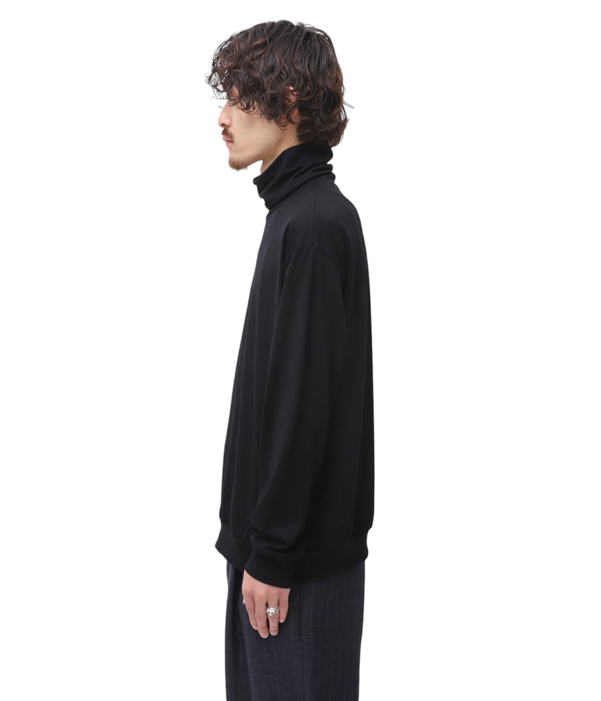 TURTLE NECK - 2/72 wool single jersey washable - | marka(マーカ