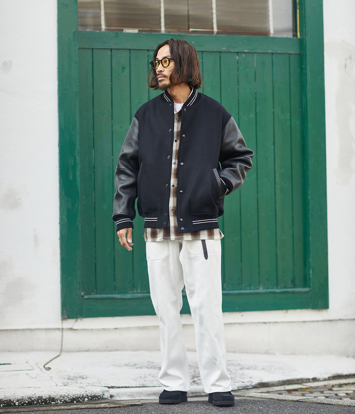 ONLY ARK】別注 PUFFED AWARD JACKET - wool double cloth - | marka